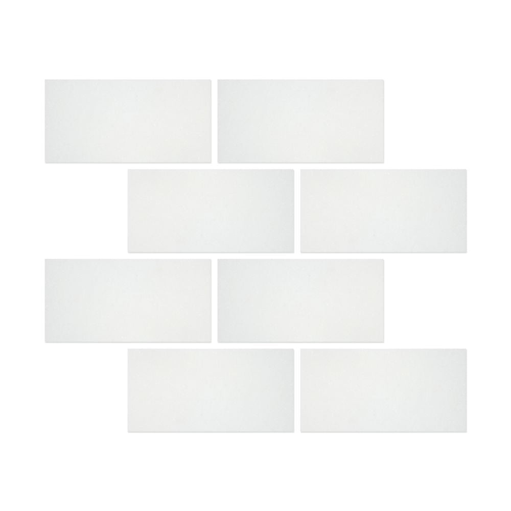 12 x 24 Honed Thassos White Marble Tile - Tilephile