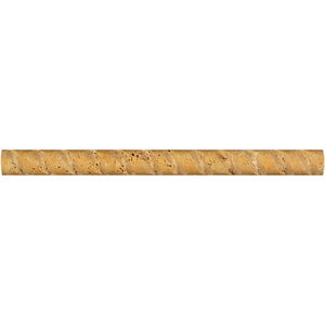 1 x 12 Honed Gold Travertine Path Liner - Tilephile