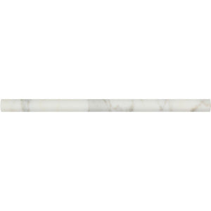 3/4 x 12 Polished Calacatta Gold Marble Bullnose Liner - Tilephile