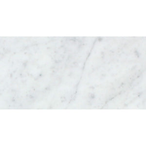 3 x 6 Polished Bianco Carrara Marble Tile - Tilephile