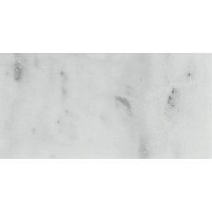 3 x 6 Polished Bianco Mare Marble Tile - Tilephile