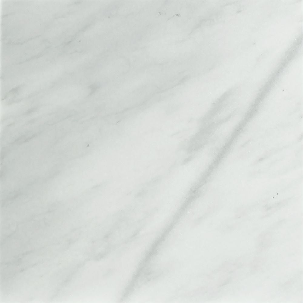 12 x 12 Polished Bianco Mare Marble Tile Sample - Tilephile