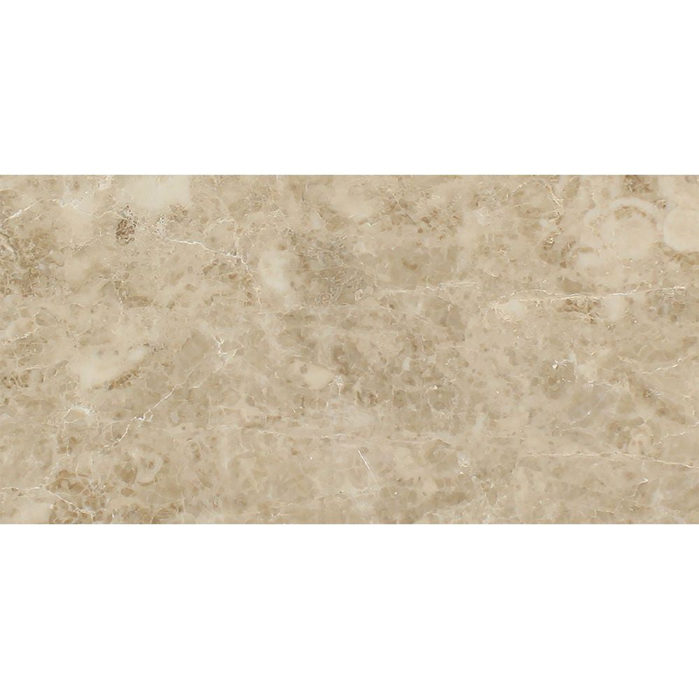 12 x 24 Polished Cappuccino Marble Tile - Tilephile
