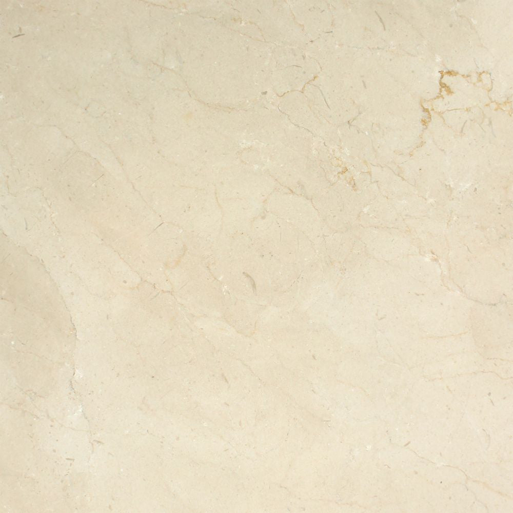18 x 18 Polished Crema Marfil Marble Tile - Premium - Tilephile