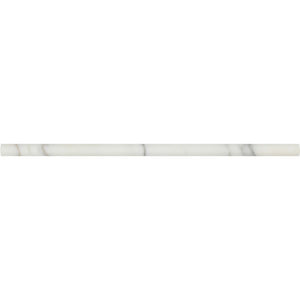 1/2 x 12 Honed Calacatta Gold Marble Pencil Liner - Tilephile