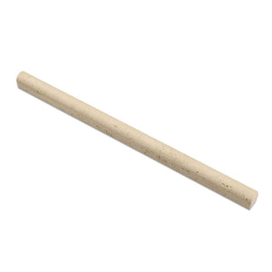 1/2 x 12 Honed Ivory Travertine Pencil Liner - Tilephile