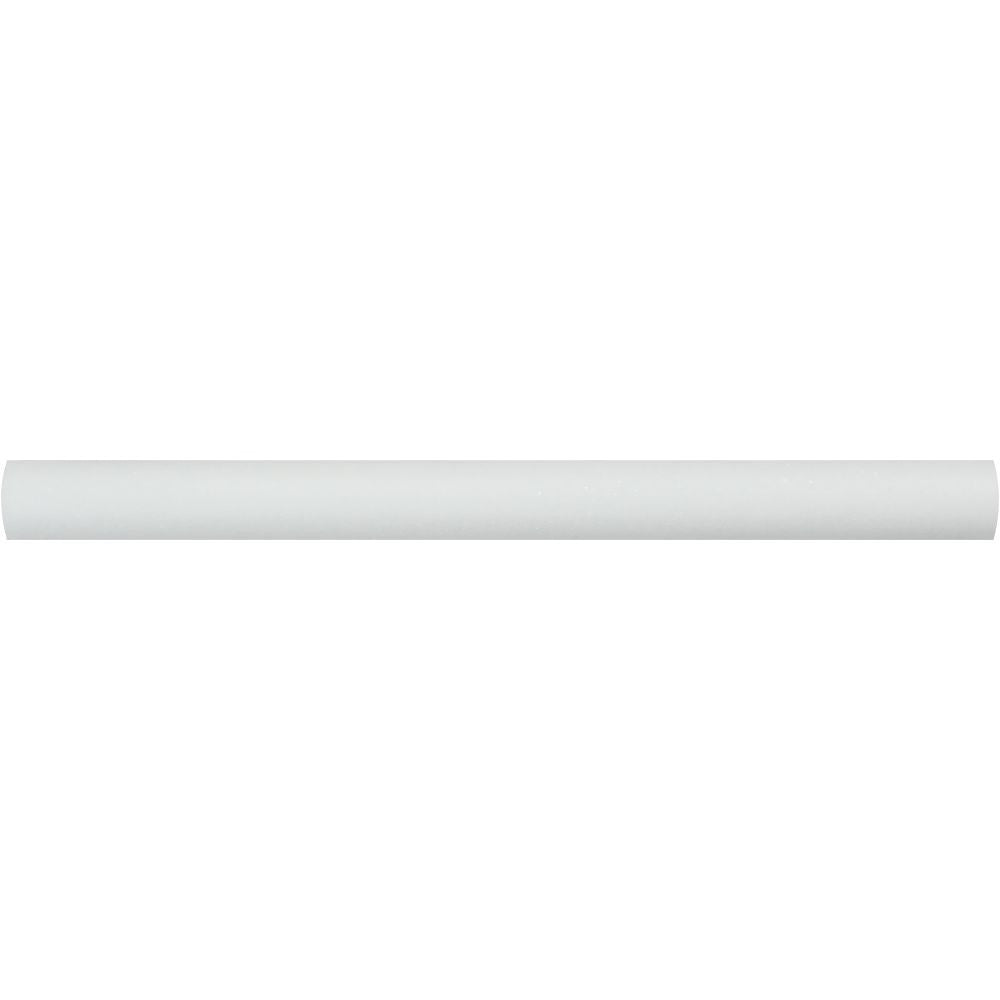 1 x 12 Honed Thassos White Marble Quarter Round Trim - Tilephile