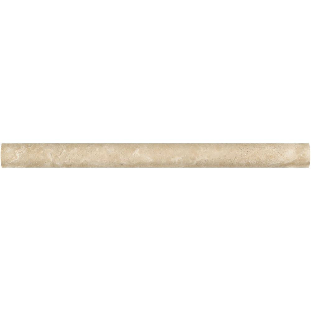 1 x 12 Honed Durango Travertine Dome Liner - Tilephile