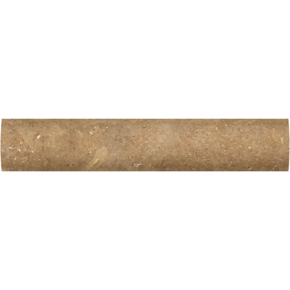 1 x 6 Honed Noce Travertine Quarter Round Trim - Tilephile