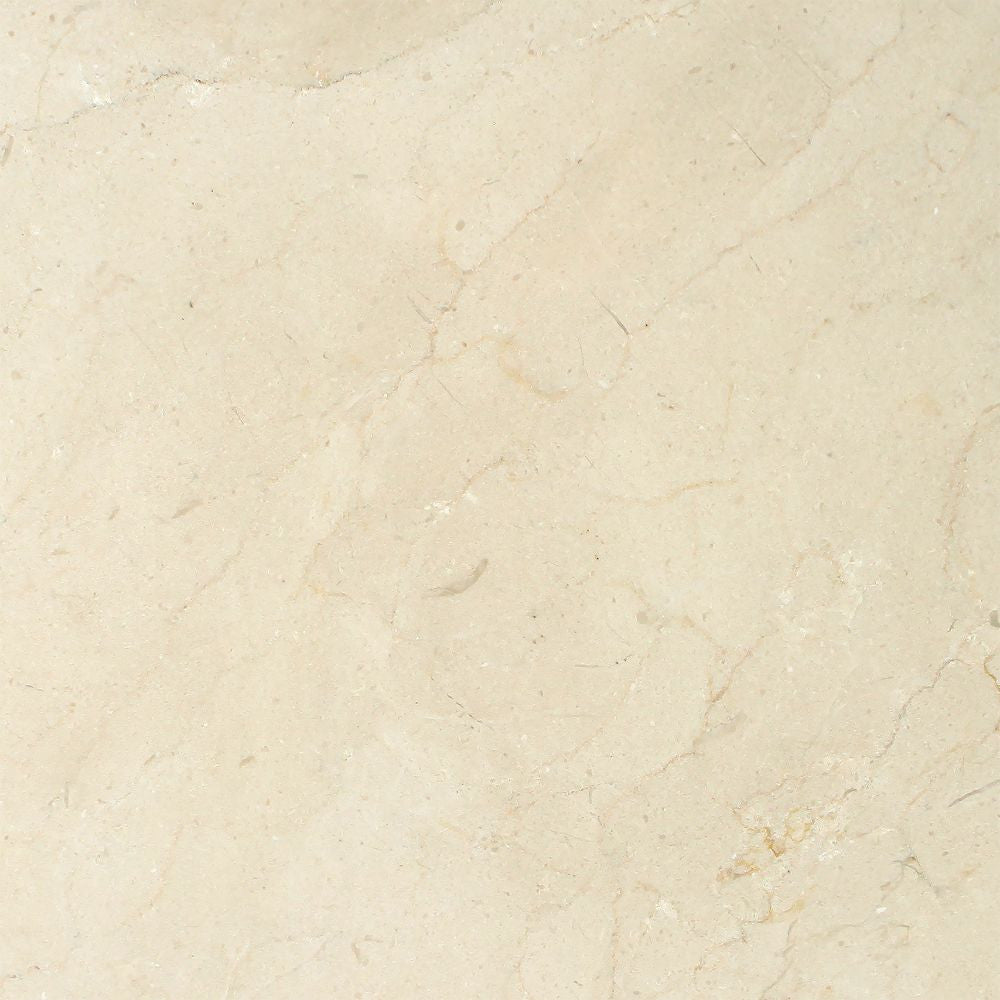 24 x 24 Honed Crema Marfil Marble Tile - Premium Sample - Tilephile