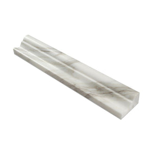 2 x 12 Honed Calacatta Gold Marble Crown Molding - Tilephile