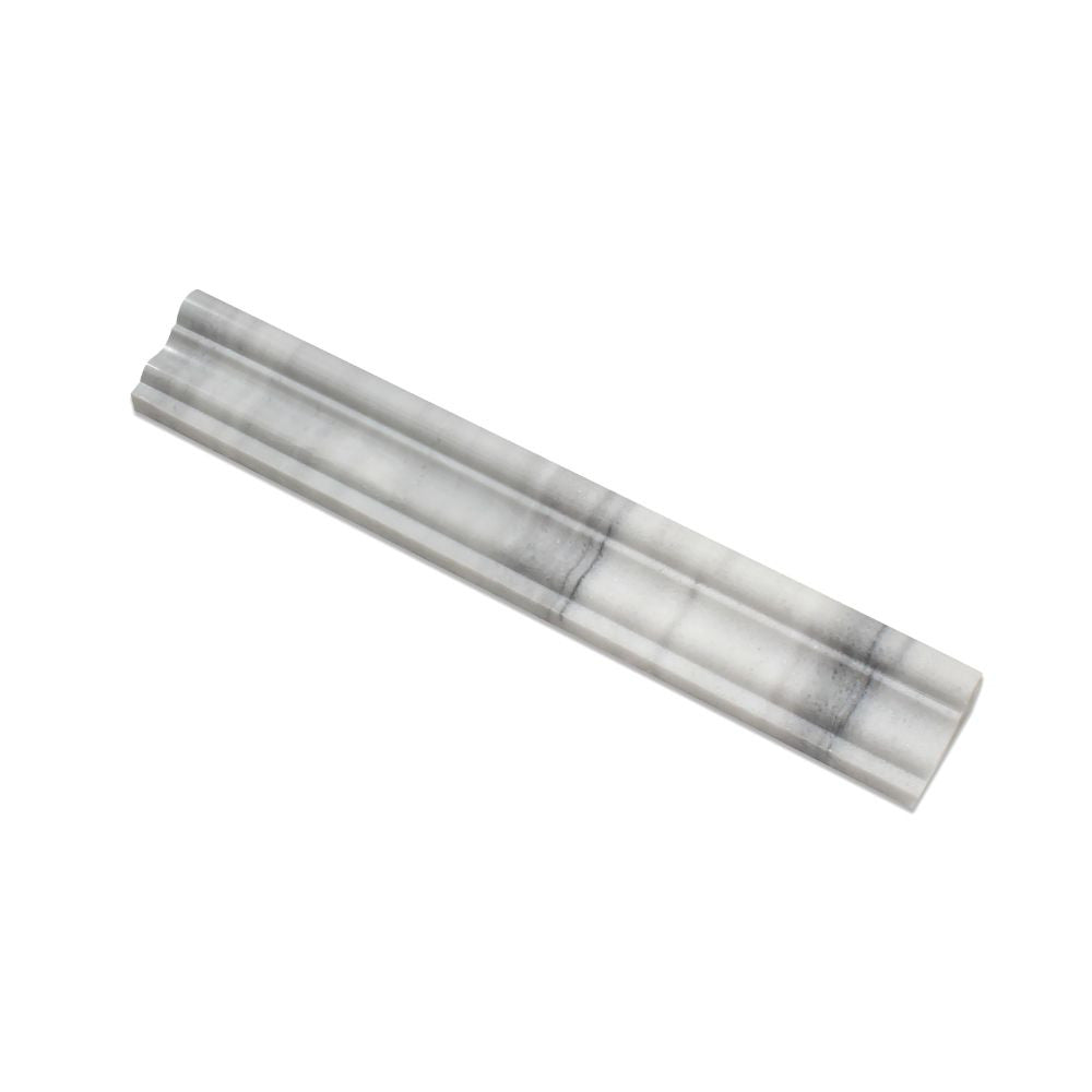 2 x 12 Polished Mink (Marmara) Marble Crown Molding - Tilephile