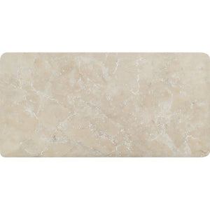 3 x 6 Tumbled Cappuccino Marble Tile - Tilephile
