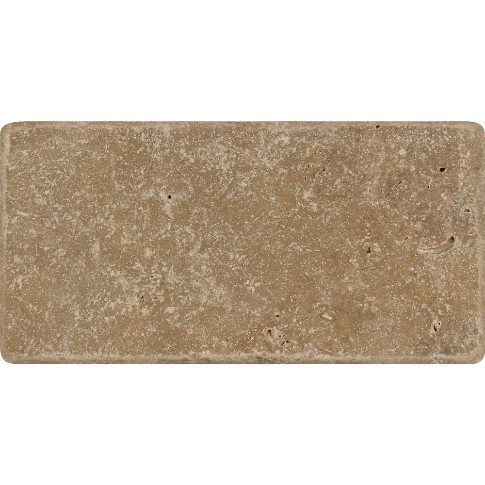 3 x 6 Tumbled Noce Travertine Tile - Tilephile
