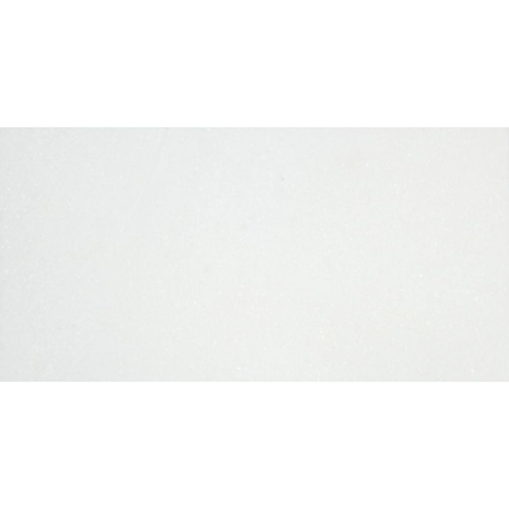 6 x 12 Polished Thassos White Marble Tile - Tilephile