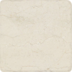 6 x 6 Tumbled Crema Marfil Marble Tile - Tilephile