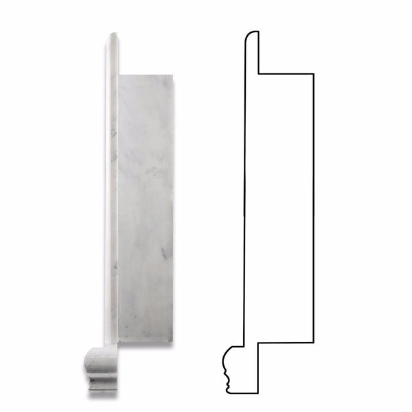 Bianco Carrara Marble Shower Niche Honed Large Tilephile