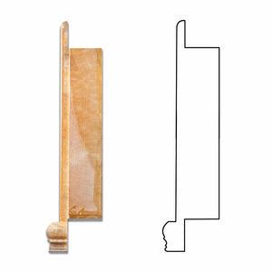Honey Onyx Polished Hand-Made Custom Shampoo Niche / Shelf - Large - Tilephile