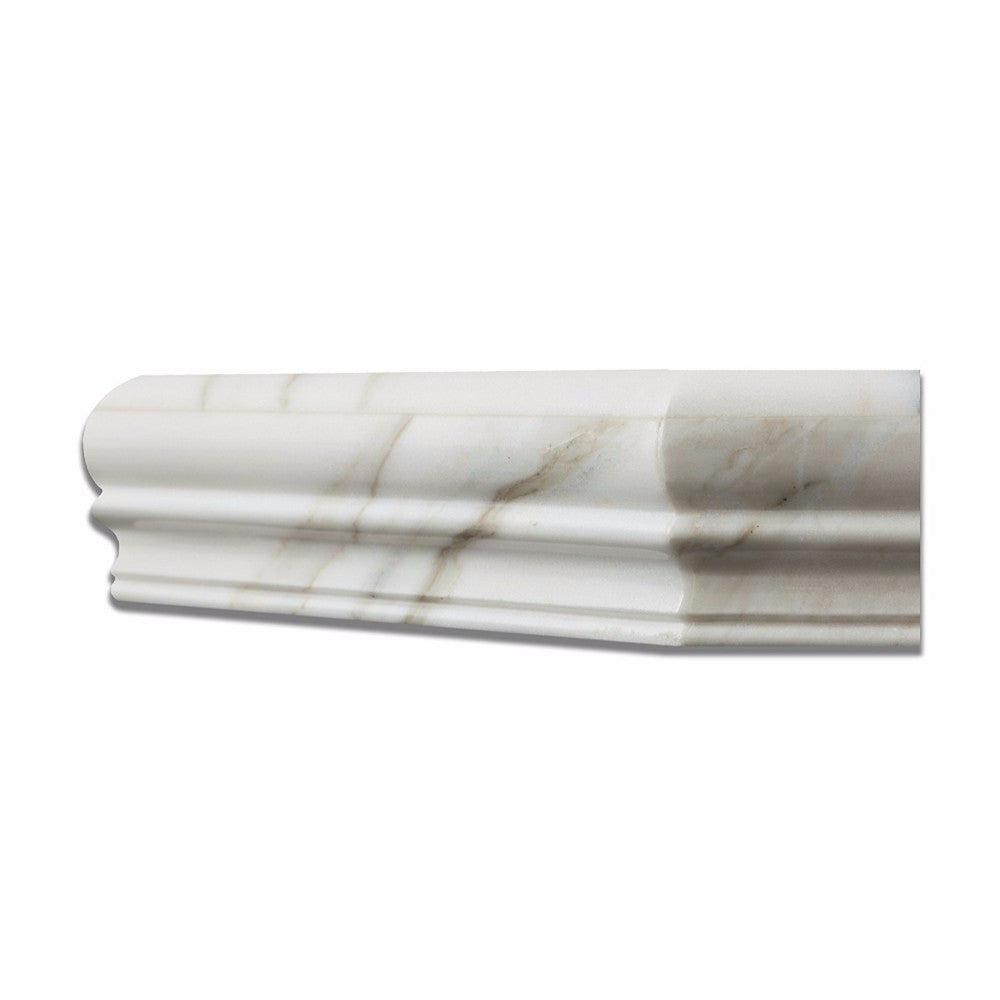 Calacatta Gold Marble Honed Hand-Made Custom Shower Corner Shelf - Tilephile