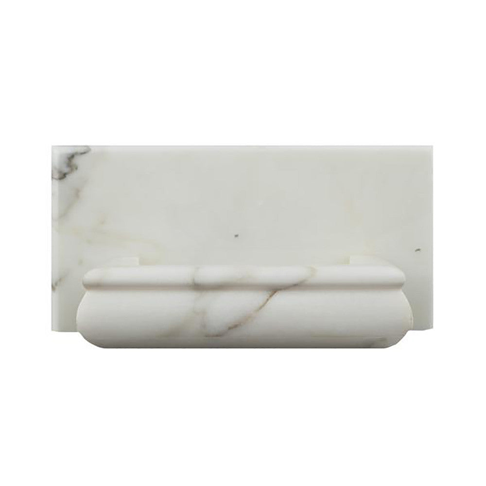 Calacatta Gold Marble Honed Hand-Made Custom Soap Holder - Tilephile