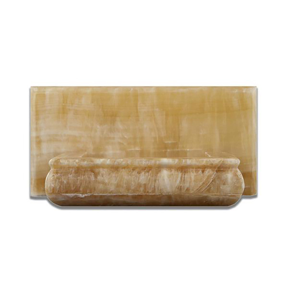 Honey Onyx Polished Hand-Made Custom Soap Holder - Tilephile