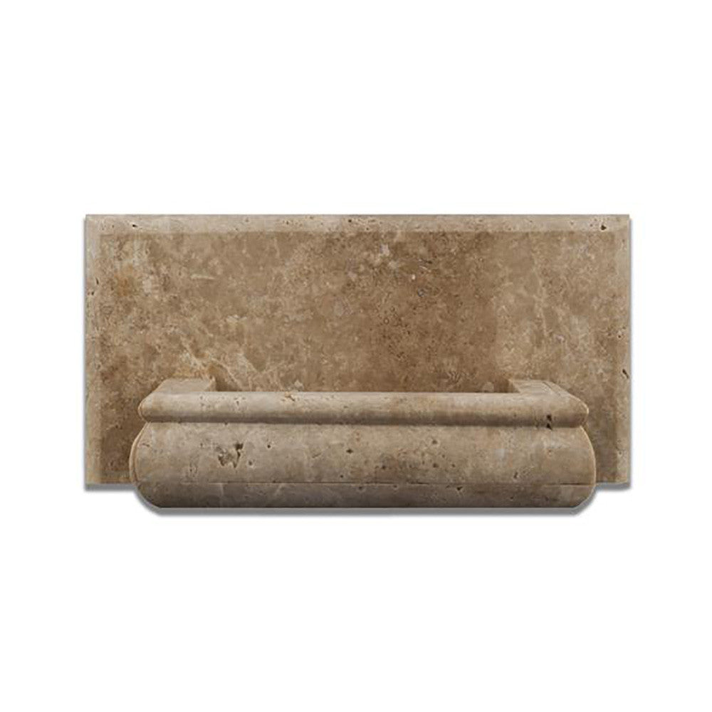 Durango Travertine Honed Hand-Made Custom Soap Holder - Tilephile