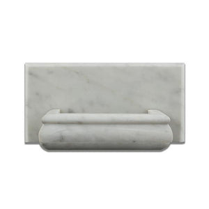 Bianco Carrara Marble Honed Hand-Made Custom Soap Holder (Soap Dish) - Tilephile