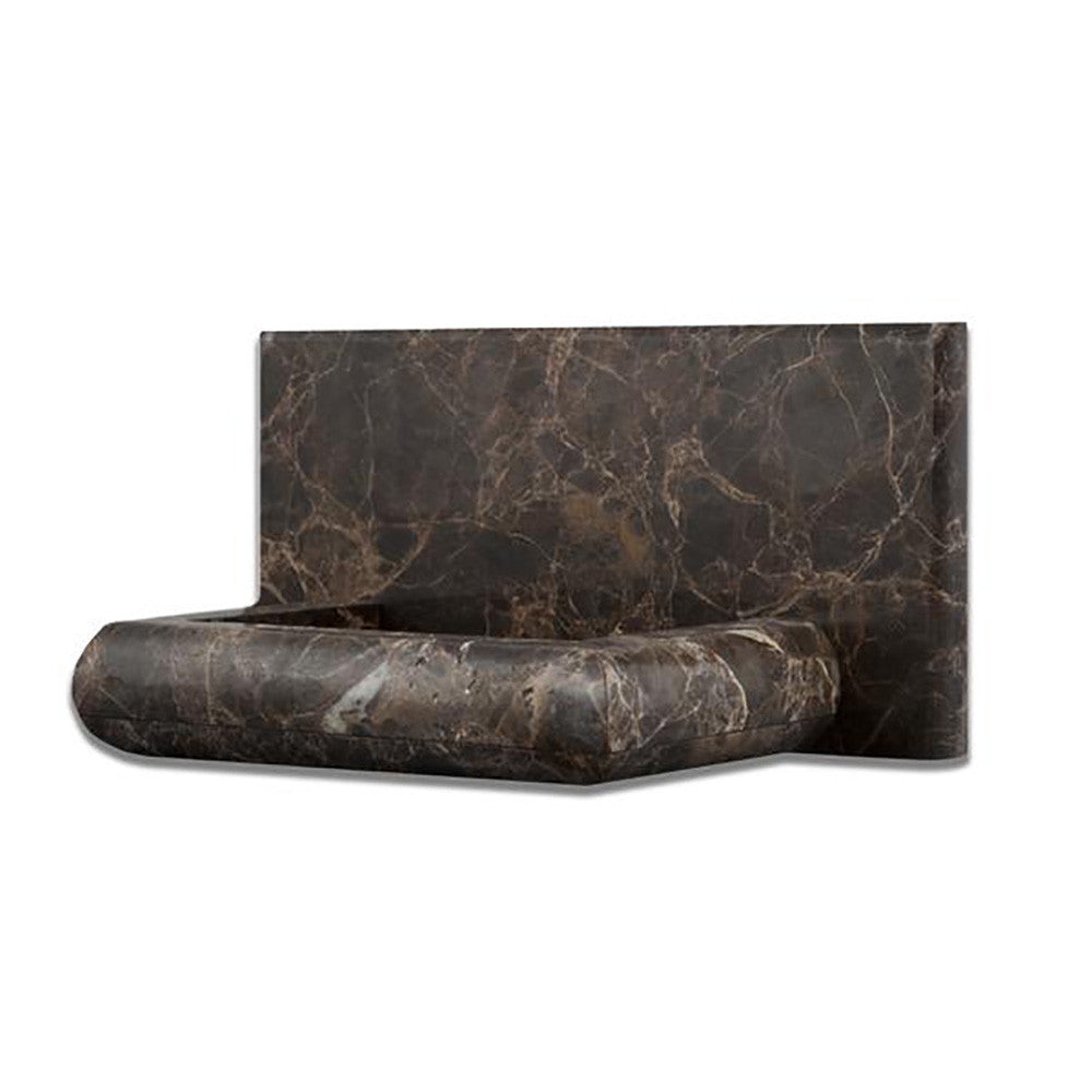 Emperador Dark Marble Polished Hand-Made Custom Soap Holder - Tilephile