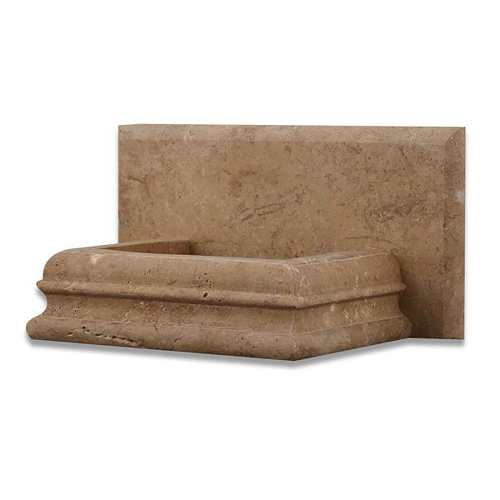 Noce Travertine Honed Hand-Made Custom Soap Holder - Tilephile